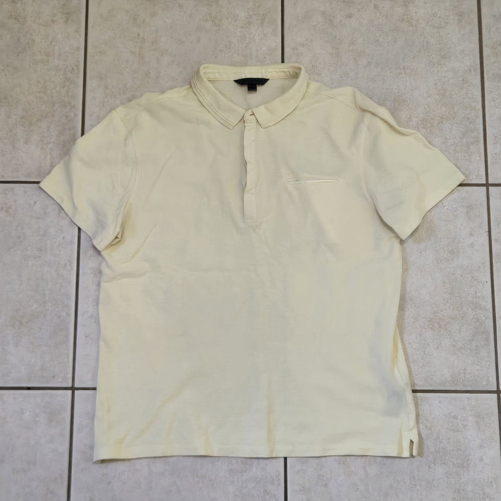 John Varvatos Collection Yellow Polo Shirt